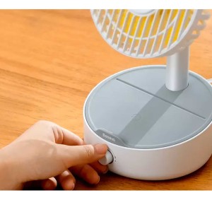 پنکه و شارژر وایرلس باسئوس مدل WXYZ-B01 10W